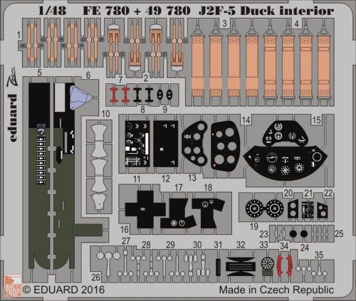 Eduard Accessories 1:48 J2F-5 Duck for Merit