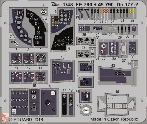 Eduard Accessories 1:48 Do 17Z-2 for ICM