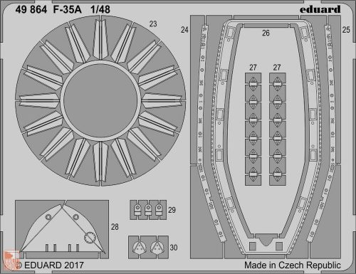 Eduard Accessories 1:48 F-35A for Meng