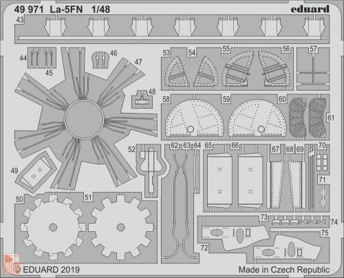 Eduard Accessories 1:48 La-5FN for Zvezda