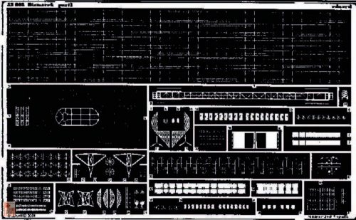 Eduard Accessories 1:350 Schlachtschiff Bismarck Fotoätzsatz