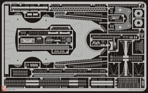 Eduard Accessories 1:350 Schlachtschiff Tirpitz Fotoätzsatz