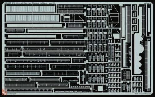 Eduard Accessories 1:350 Flugzeugträger USS Hornet CV 8 Fotoätzsatz für Reling