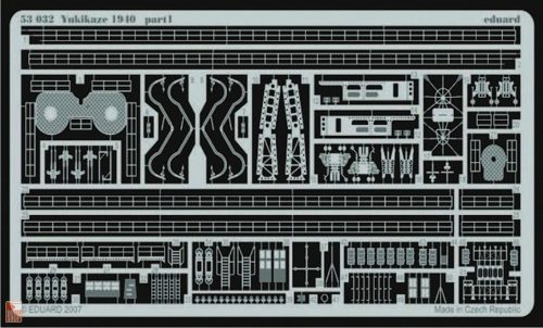 Eduard Accessories 1:350 Yukikaze 1940 1/350 für Hasegawa-Bausatz