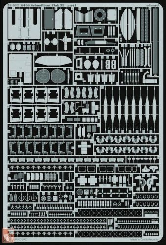 Eduard Accessories 1:72 S-100 Schnellboot  Flak 38mm