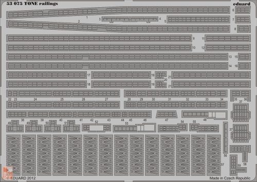 Eduard Accessories 1:350 TONE railings for Tamiya