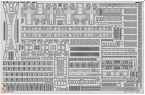 Eduard Accessories 1:350 Prince of Wales for Tamiya