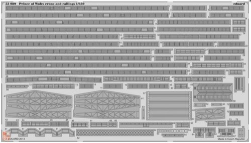 Eduard Accessories 1:350 Prince of Wales crans a. railings f. Ta.