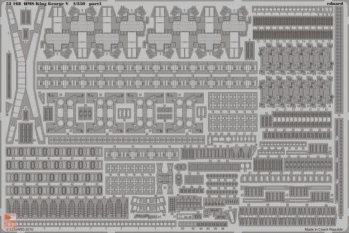 Eduard Accessories 1:72 HMS King George V for Tamiya