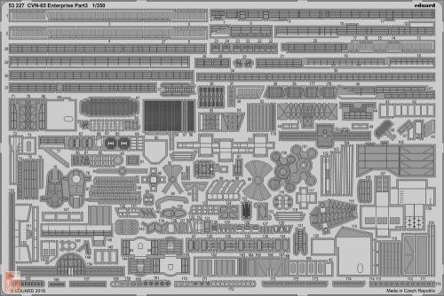 Eduard Accessories 1:350 CVN-65 Enterprise pt.3 for Tamiya