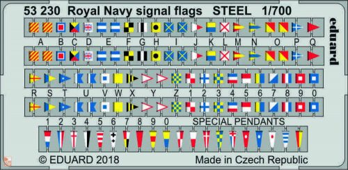 Eduard Accessories 1:700 Royal Navy signal flags STEEL