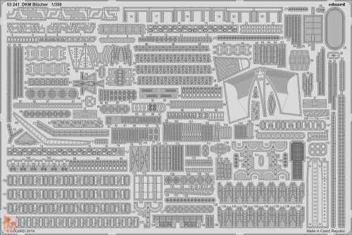 Eduard Accessories 1:350 DKM Blücher for Trumpeter