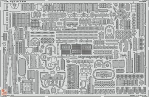 Eduard Accessories 1:350 Tirpitz part 2 1/350