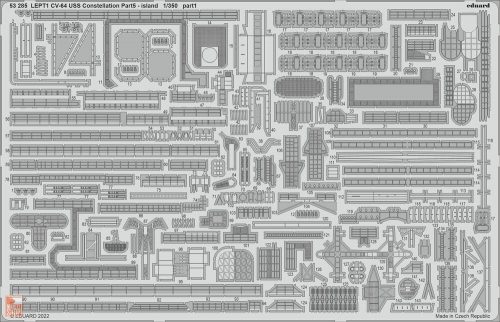 Eduard Accessories 1:350 USS Constellation CV-64 part 5 - island