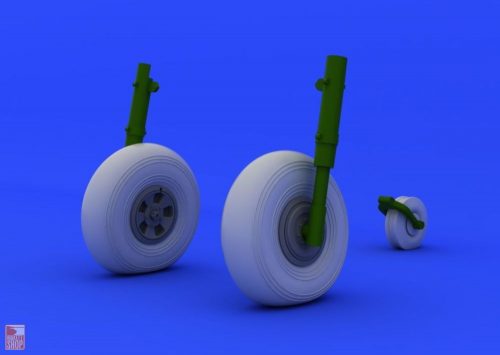 Eduard Accessories 1:24 Typhoon wheels for Airfix