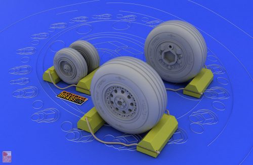 Eduard Accessories 1:32 F-4J/S wheels for Tamiya