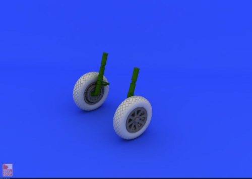 Eduard Accessories 1:32 F4U-1 wheels diamond pattern for Tamiya