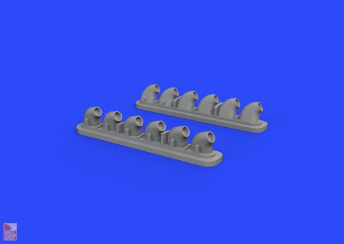 Eduard Accessories 1:32 P-40E exhaust stacks for Hasegawa