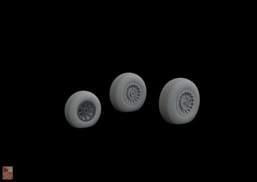 Eduard Accessories 1:32 A-26 Invader wheels for Hobby Boss