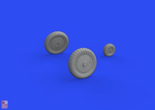 Eduard Accessories 1:32 Bf 109G-4 wheels for REVELL