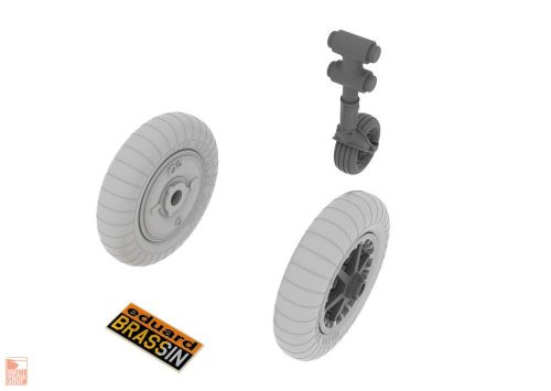 Eduard Accessories 1:48 Bf 109E wheels for Eduard