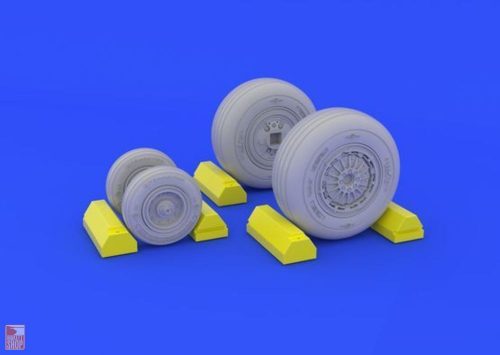 Eduard Accessories 1:48 F-4C wheels for Academy