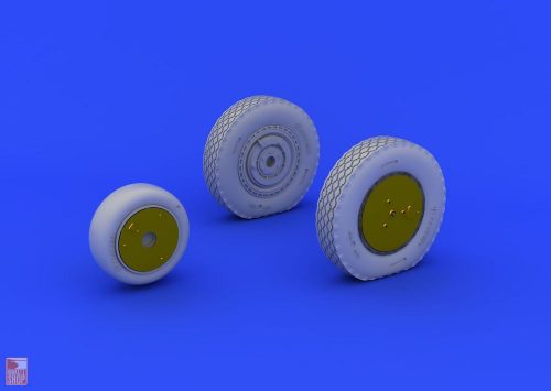 Eduard Accessories 1:48 P-39 wheels late for Eduard