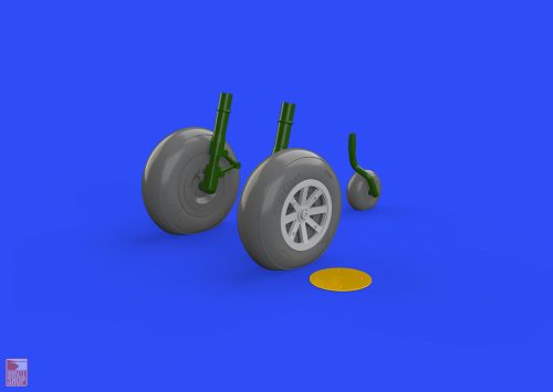 Eduard Accessories 1:48 P-40B wheels for Airfix