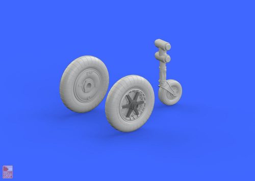 Eduard Accessories 1:48 Bf 109F wheels for Eduard