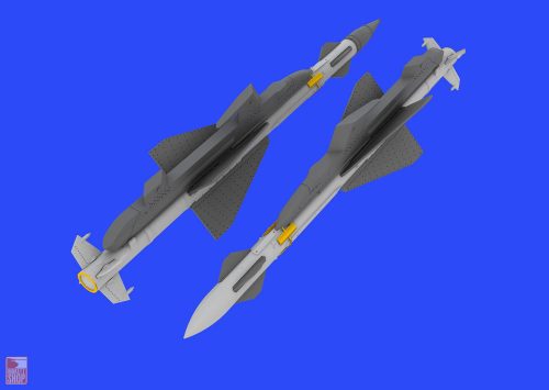 Eduard Accessories 1:48 R-23R missiles for MiG-23 f.Eduard/Trump