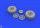 Eduard Accessories 1:48 P-51D wheels diamond tread 2 for Eduard