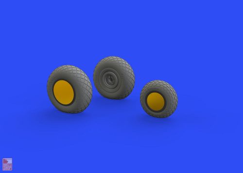 Eduard Accessories 1:48 P-38F/G wheels for Tamiya