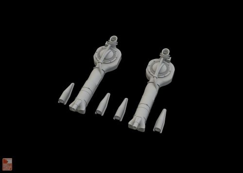 Eduard Accessories 1:48 P-38F/G superchargers for Tamiya