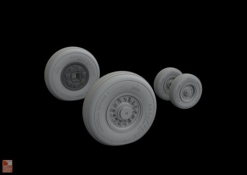 Eduard Accessories 1:48 F-14D wheels for AMK