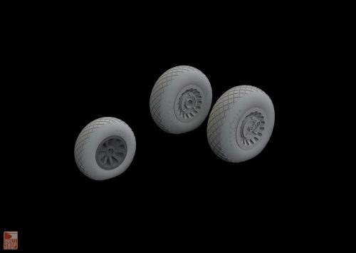 Eduard Accessories 1:48 A-26/B-26 Invader wheels for ICM