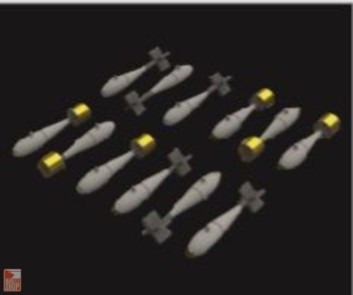 Eduard Accessories 1:48 BDU-33 & Mk.76 bombs