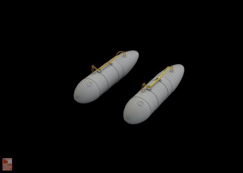 Eduard Accessories 1:48 P-51D 108gal drop tanks for Eduard