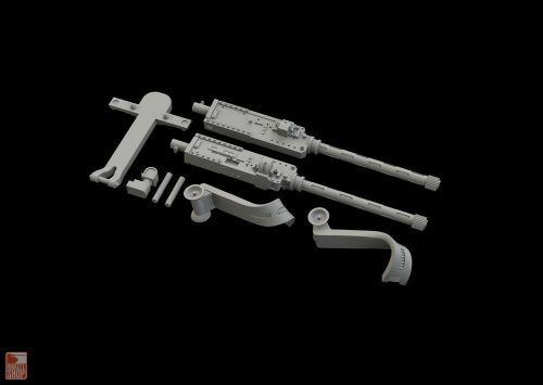 Eduard Accessories 1:48 Lysander Twin Browning machine gun for Eduard