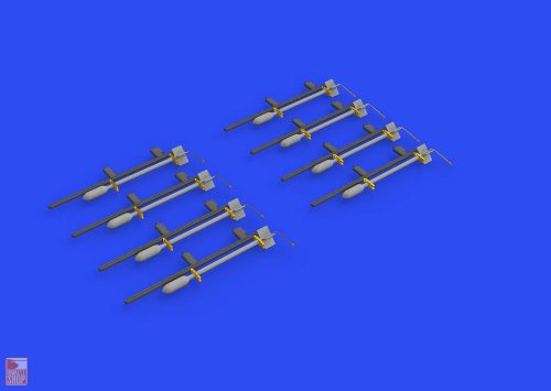 Eduard Accessories 1:48 RP-3 60lb rockets for Tempest Mk.II 1/48 for EDUARD/SPECIAL HOBBY