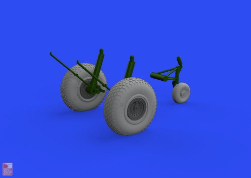 Eduard Accessories 1:48 B-17 wheels cross tread 1/48 for HKM