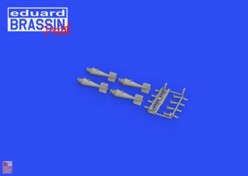 Eduard Accessories 1:48 Sopwith Camel 20lb bomb carrier for EDUARD