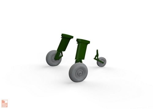 Eduard Accessories 1:48 Z-126/226 Trener wheels for EDUARD