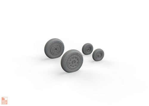 Eduard Accessories 1:48 F-4B wheels for TAMIYA