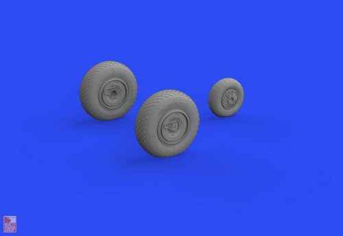 Eduard Accessories 1:48 Ar 234B wheels for HASEGAWA/HOBBY 2000