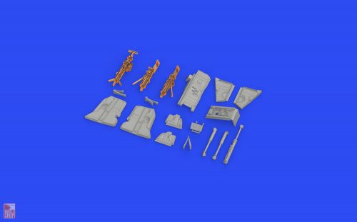 Eduard Accessories 1:48 F-4B undercarriage legs BRONZE, for TAMIYA