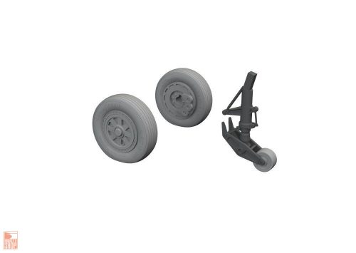 Eduard Accessories 1:48 A-1H wheels 1/48