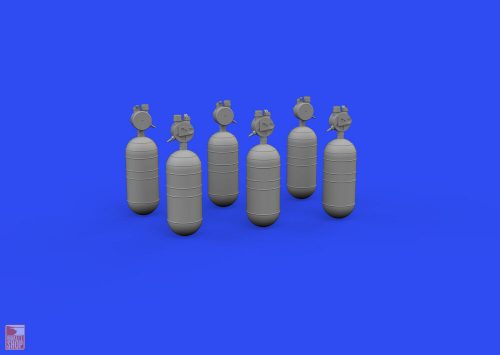 Eduard Accessories 1:48 WWII USAAF oxygen cylinder A-6 PRINT for