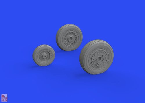 Eduard Accessories 1:48 Buccaneer S.2C/D wheels for AIRFIX