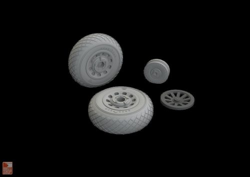 Eduard Accessories 1:48 P-51B/C wheels diamond tread  EDUARD