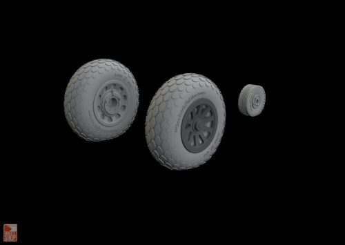 Eduard Accessories 1:48 P-51B/C wheels oval tread  EDUARD